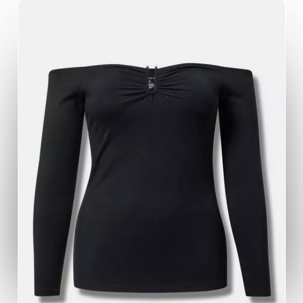 Torrid Foxy U-Bar Off-Shoulder Top